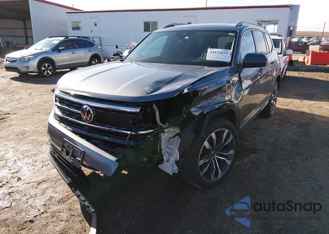 2021 Volkswagen Atlas 3.6L V6 Sel Premium R-Line из США, поврежденный, VIN 1V2FR2CA0MC567411